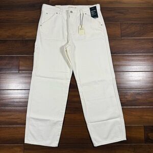 Levi's‎ Women's Size 31 X 30 White Rinse Utility Dad Denim Jeans